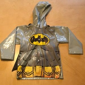 👦 Boy Batman raincoat with cape (detachable)